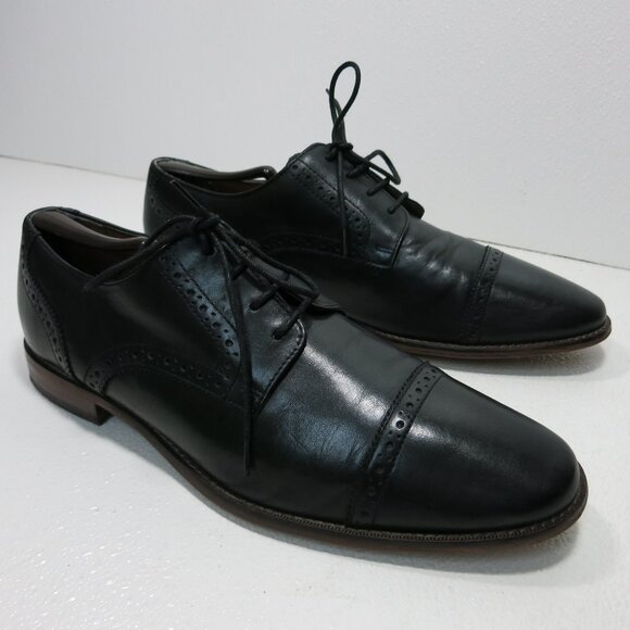 Florsheim Macy's Leather Dress Oxfords Men's Footwear Formal Shoes Derby 12 D - Picture 6 of 7